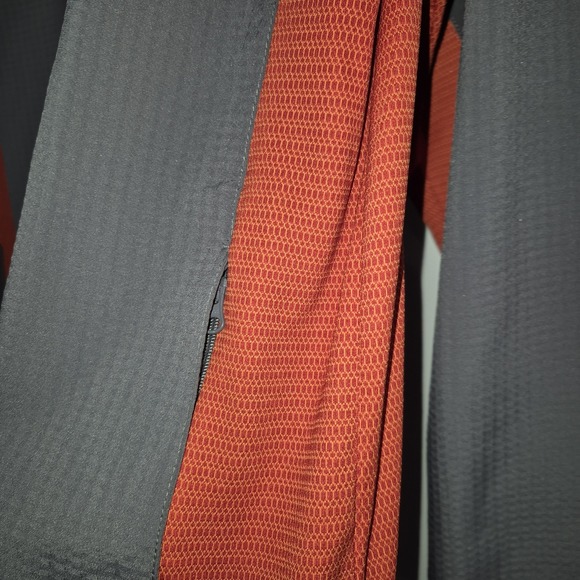 Merrell Jacket Mens XL Orange Gray Full Zip Wind Running Hiking Lightweight‎ - Picture 6 of 10